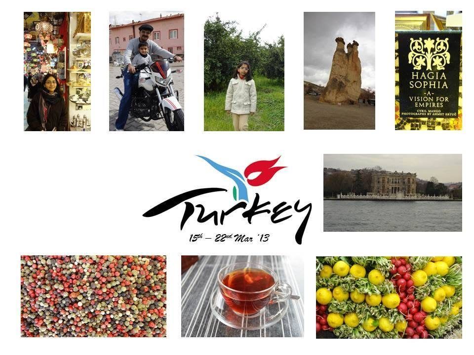A collage of photos from Turkey, March 2013
